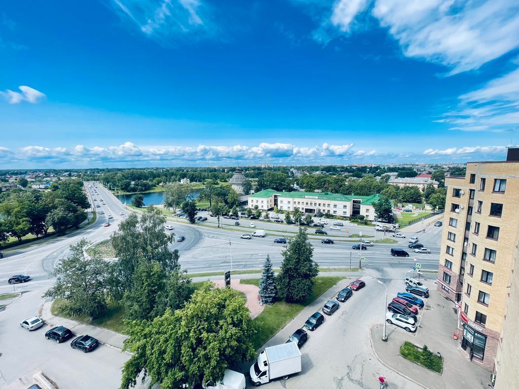 Квартира с шикарным видом на Псков в центре города